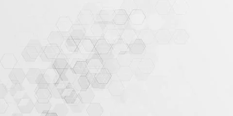 White background from cubes and lines.Linear geometric drawing. Stock Illustration