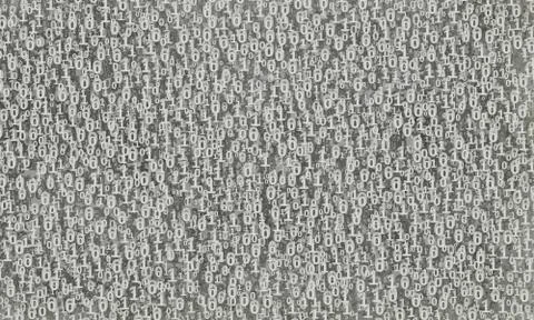 White background of digits Stock Illustration