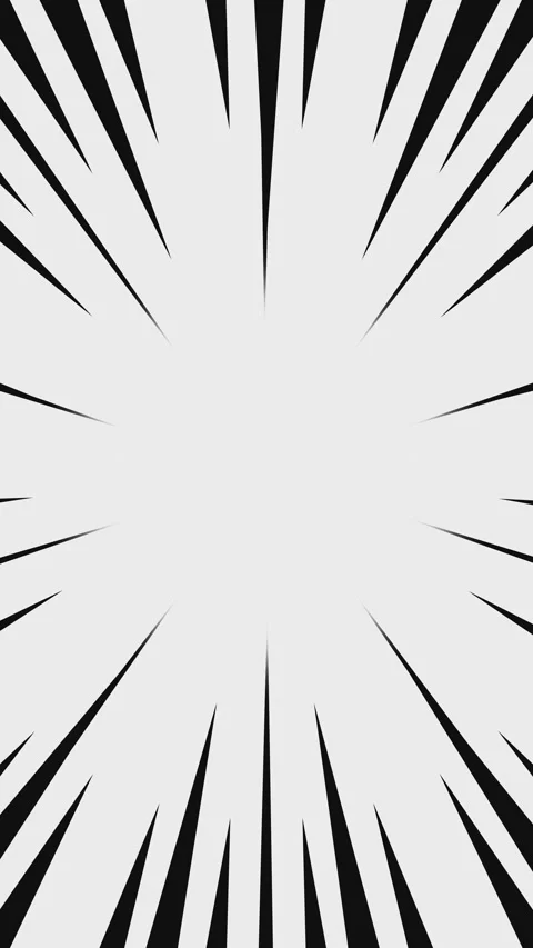 White background frame with animated radial lines like a cartoon effect Stock Footage 297160904