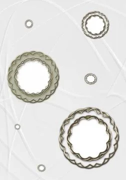 White background with frames white background with frames in the form of c... Stock Photos