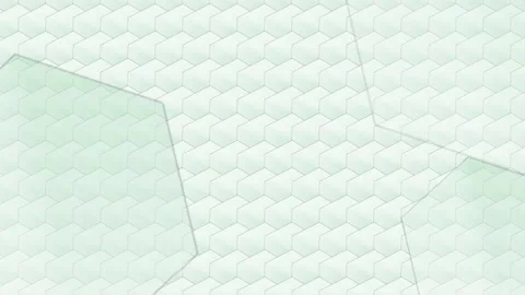 White background with geometrical shapes moving, hexagons Stock Footage 140397716