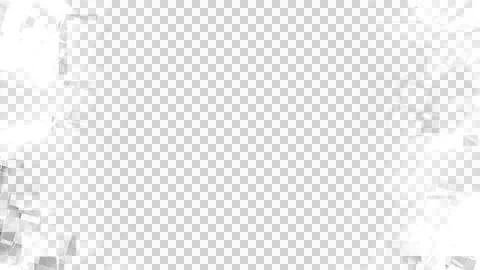 White background with gray pixelated squares Stock Illustration