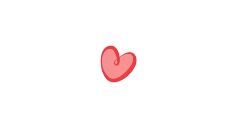 White background with hearts. Valentine's Day background Stock Footage 169862004