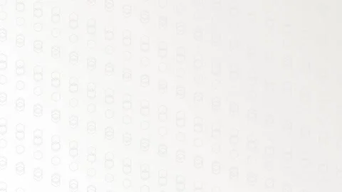 White background with hexagonal columns, seamless looping animation. Stock Footage 286420119
