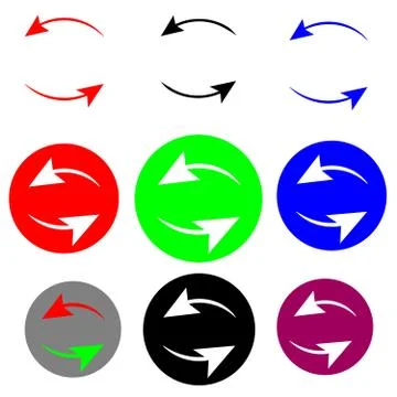 On white background Stock Illustration