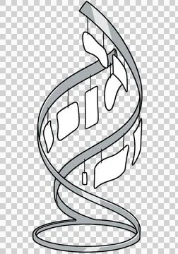 White background 库存插图