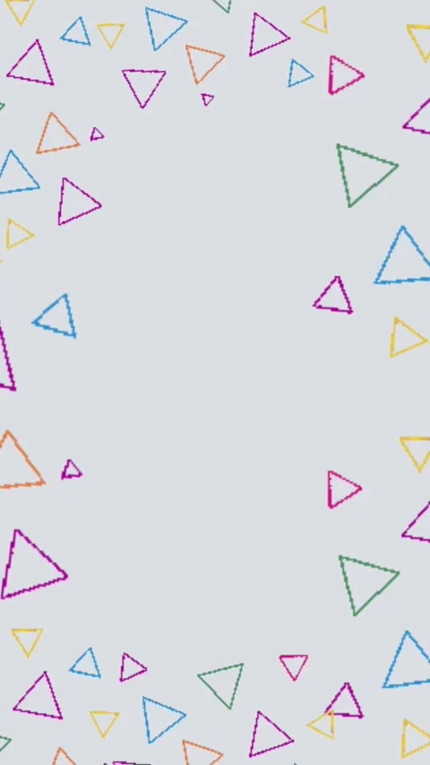 White background lattice tirangles pattern moving slowly Stock Footage 330878875