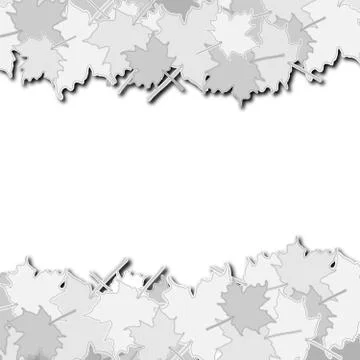 White background with leafs2 Stock Illustration
