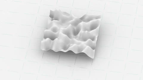 The white background, lined with squares, rotates counterclockwise, and on it a Stock Footage 152991555