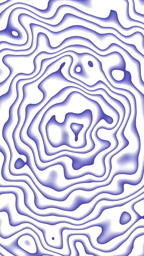 White background with mandala blue overlay 090325 (3) Stock Footage 303749026