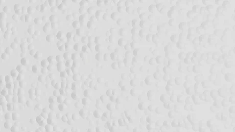 White background with morphing bubbles - seamless looping (FULL HD) Stock Footage 88587723