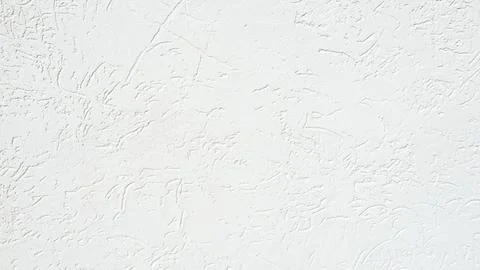White Background or Backdrop of the Wall with Bark Beetle Plaster Texture Stock Photos