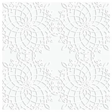 White background with ornament pattern Stock Illustration