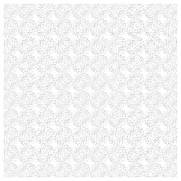 White background with ornament pattern Illustrazione stock