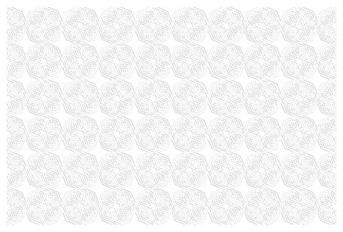 White background with ornament pattern Stock Illustration