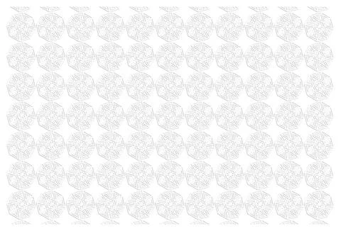 White background with ornament pattern Stock Illustration