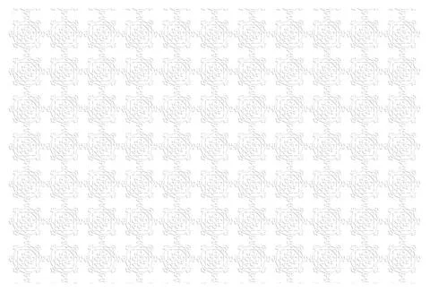 White background with ornament pattern Stock Illustration