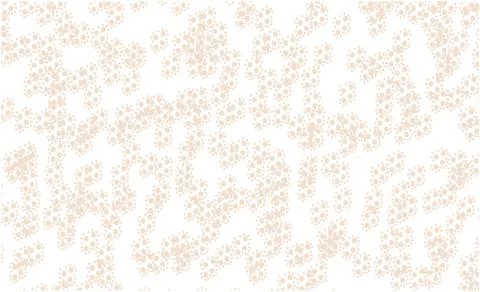 White background pattern gold balls Stock Illustration