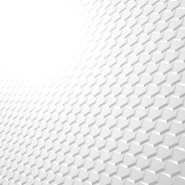 White background with pattern of hexagonal tiles overlayed as fish scales イラスト素材
