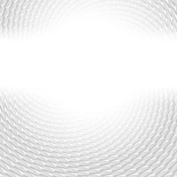 White background with pattern of hexagonal tiles overlayed as fish scales Illustrazione stock