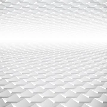 White background with pattern of hexagonal tiles overlayed as fish scales Stock Illustration