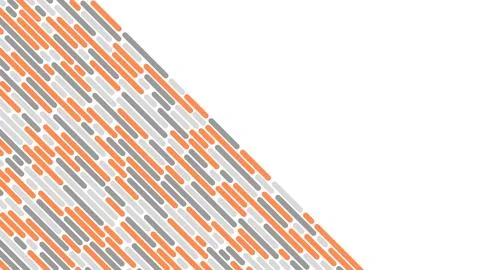 A white background with a pattern of orange and gray lines Stock Illustration