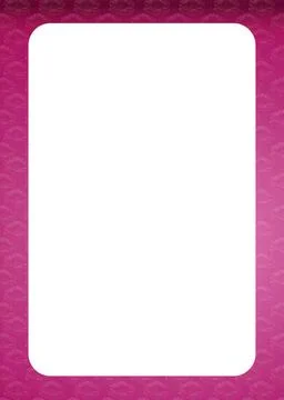 White Background with Patterned Floral Borders White background with elega... Stock Photos