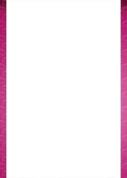 White Background with Patterned Floral Borders White background with elega... Foto stock