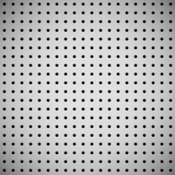 White Background with Perforated Pattern Stock Illustration