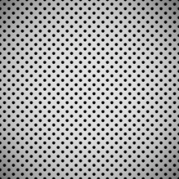 White Background with Perforated Pattern Stock Illustration