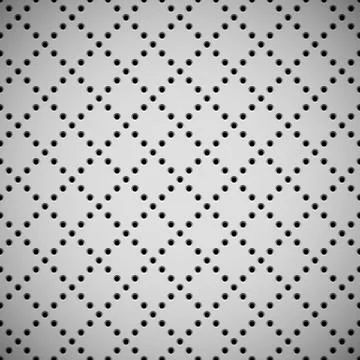 White Background with Perforated Pattern Stock Illustration