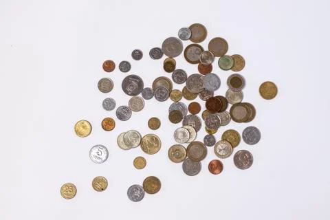 On a white background Stock-Fotos