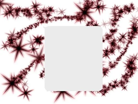 White background with red and black star bursts with free space Stock Illustration