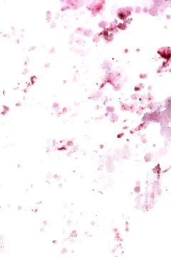 A white background with red splatters of paint Stock Photos