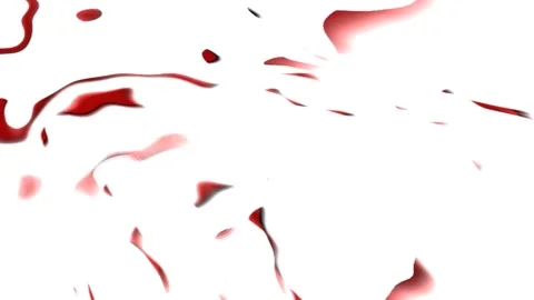 White background with red waves Stock Footage 161332687