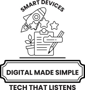 A white background with a rocket and stars Illustrazione stock
