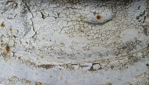 White background with small cracks of peeling paint. Stock texture of an old Stock Illustration