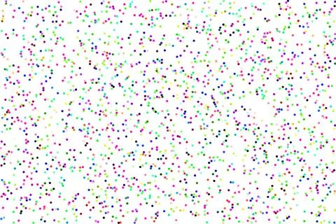 White background with  small equally sized circles in a variety of colors r.. Фото