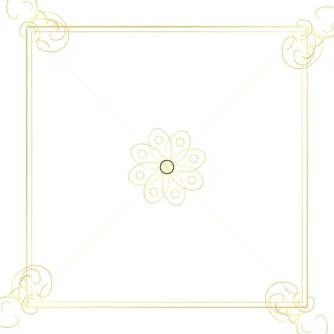 White background with a small yellow cross in the center, abstract minimal .. Stock Footage 346283038
