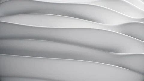 White Background Smoothly Waves Flowing animation Stock Footage 148274045