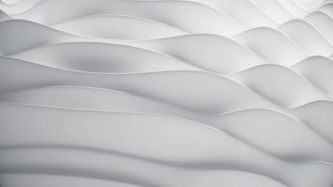 White Background Smoothly Waves Flowing animation Stock Footage 148322619