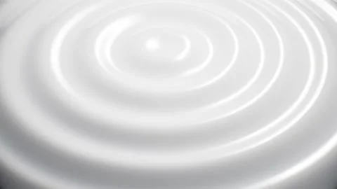White Background Smoothly Waves milk cream Flowing animation Stock Footage 148268516