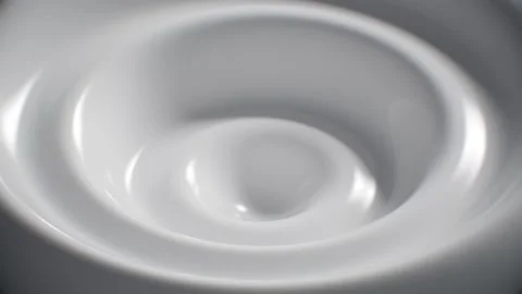 White Background Smoothly Waves milk cream Flowing animation Stock Footage 148274099