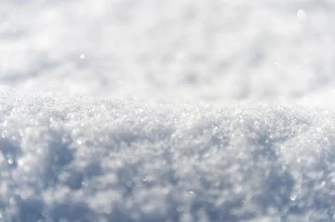 White background, snow texture Stock Photos