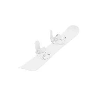 A white background with a snowboard Stock Illustration