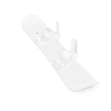 A white background with a snowboard Stock Illustration