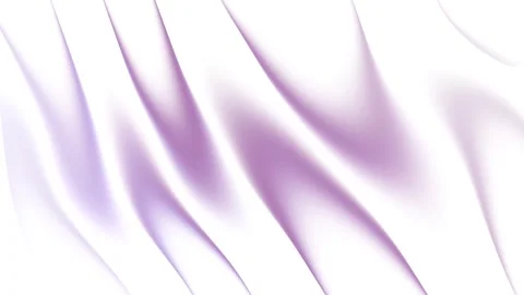 White background with soft lavender silky waves, abstract seamless loop motion f Vídeos de archivo 339263957