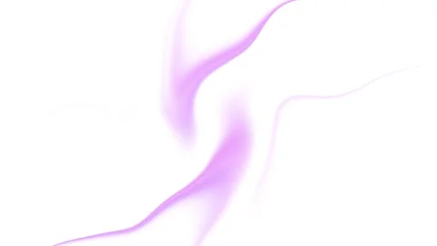 White background with soft purple smoke wave motion, airy seamless loop for beau 库存影片 339263831