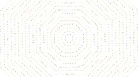 White background with spotted circle design. イラスト素材