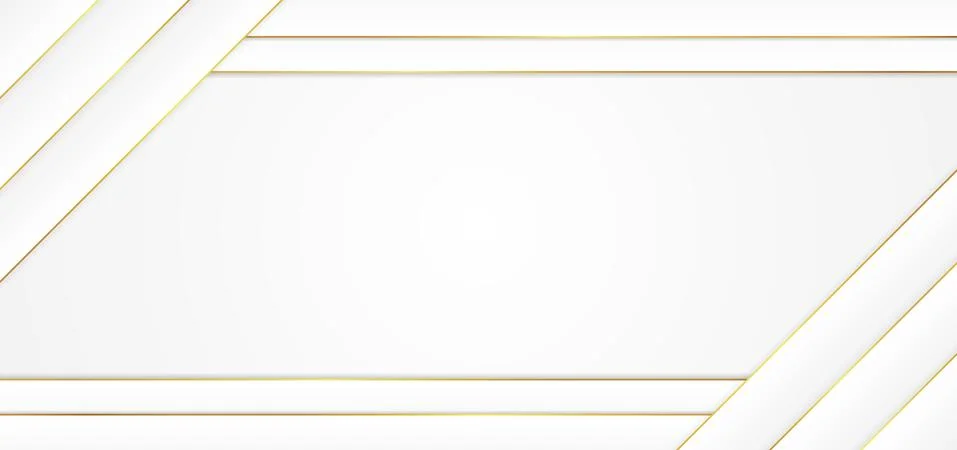 White background square overlap shape frame design luxury style Stock Illustration